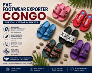 PVC Footwear Exporter Congo for Daily Wear Markets